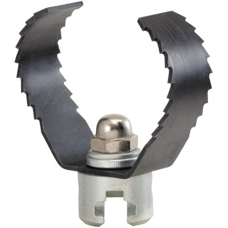Têtes bi-lames crantées, Ø 90mm, pour spirales 22 mm