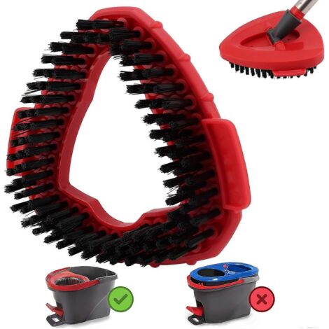 Têtes de balai de rechange pour balai Vileda Turbo Spin, brosse de nettoyage à poils durs pour tapis, salle de bain, garage, cuisine