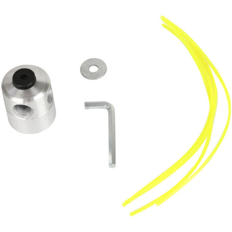 Têtes de coupe-bordures pour tondeuses à gazon, accessoires pour débroussailleuses, têtes de coupe-bordures à colonne en aluminium pour tondeuses à gazon à quatre temps, type dorsal incliné