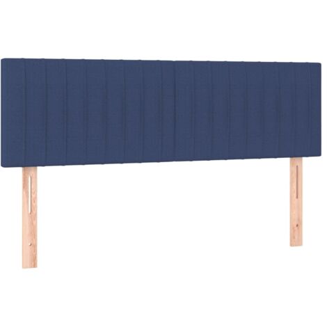 Têtes de lit Bleu 144x5x78/88 cm Tissu