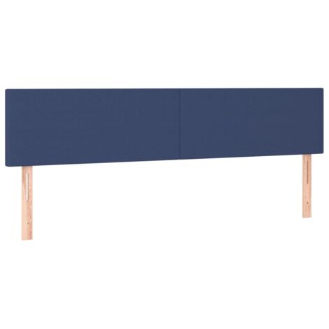 Têtes de lit Bleu 180x5x78/88 cm Tissu