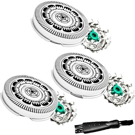 Têtes de rasage de rechange SH60 pour rasoirs Philips, lames de rechange pour rasoirs Philips, pièces de rechange pour hommes séries 6000 S6000 S6550 S6840