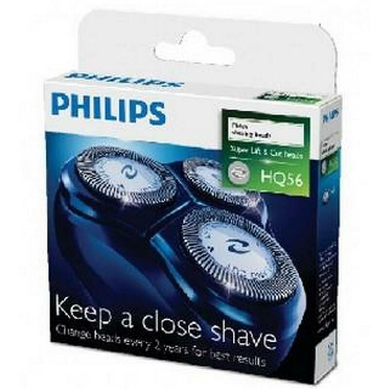 Philips - Lot de 3 têtes de rasage d'origine (HQ55, 422203618431) Rasoir, tondeuse