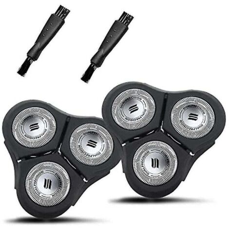 Têtes de rechange Philips RQ11 2pcs - Compatible Sensotouch 2D - Rasage proche - Domestique et voyage - Hommes et utilisateurs de Philips