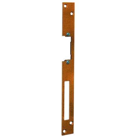 Têtière longue pour gâche électrique encastrée plate - 250 mm - universel - inox - EFF EFF