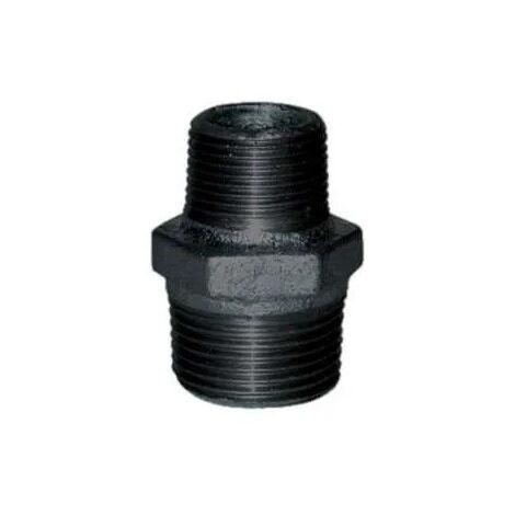 Tetina reducida 15x21 / 12x17, doble macho negro