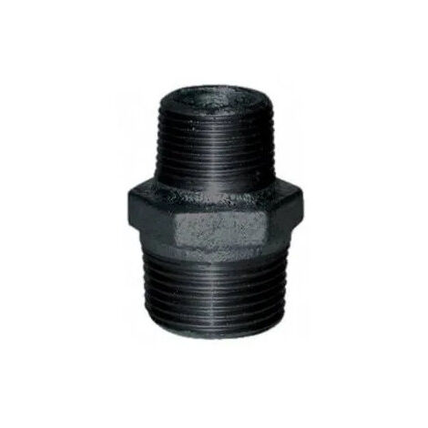 Tetina reducida 66x76 / 50x60, doble macho negro