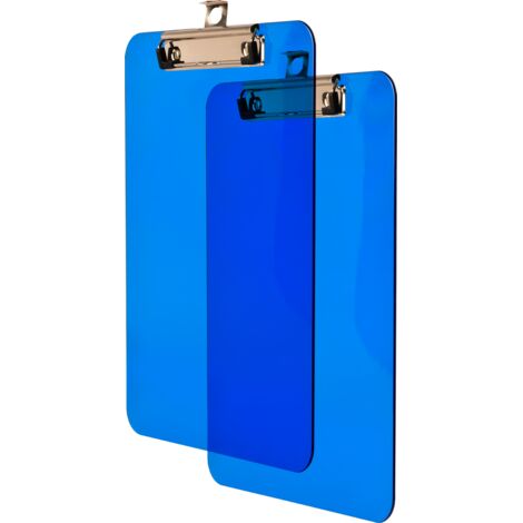 Tetis - Lavagna A5 con clip, organizer per appunti, blu