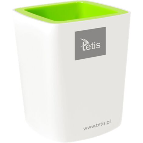 Tetis - Pot à stylos et crayons, vert, antidérapant