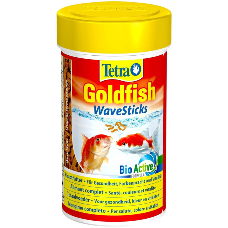 Goldfish Wave Sticks 34 g -100 ml Aliment complet pour les poissons rouge Tetra