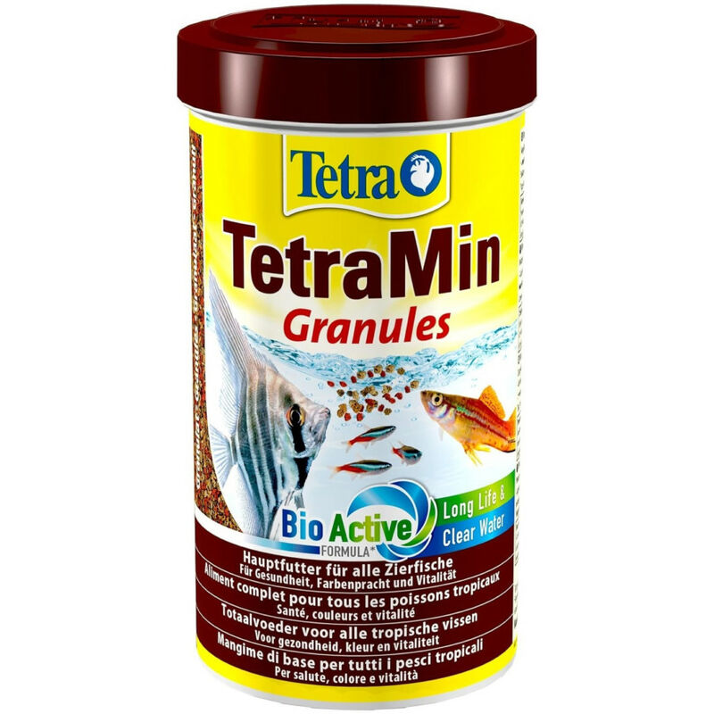 Min Granules alimentation pour poissons d'ornement 200g/500 ml Tetra