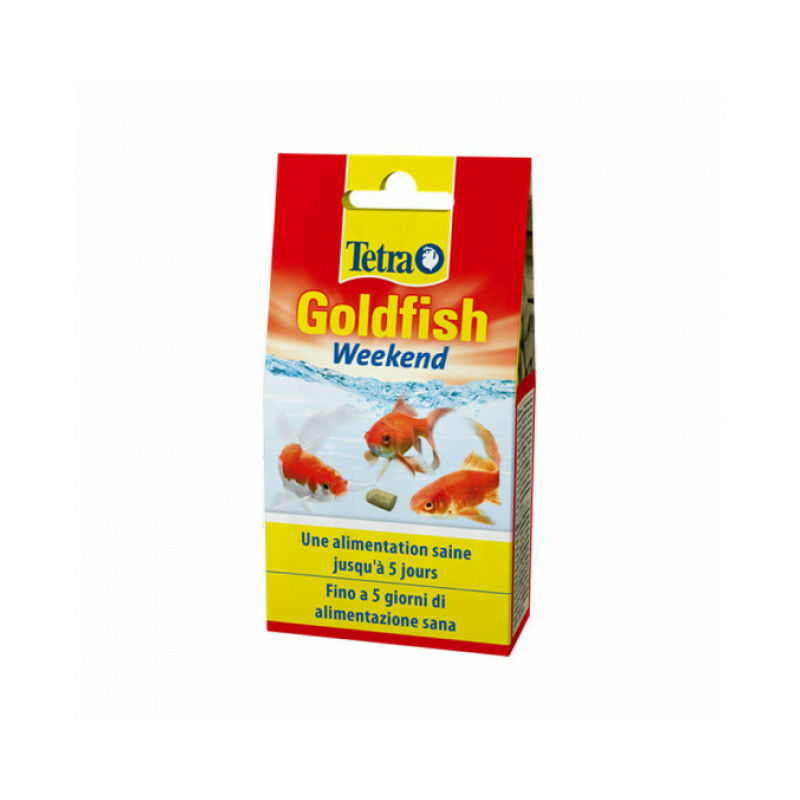 Alimentation Tetra Goldfish weekend 40 sticks pour poissons