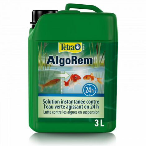 Traitement de l'eau Tetra Pond AlgoRem pour poissons de bassin Contenance 3 litres