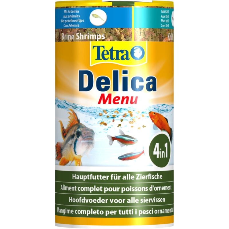 Tetra - Delica Menu 30g - 100 ml nourriture pour poissons d'ornement