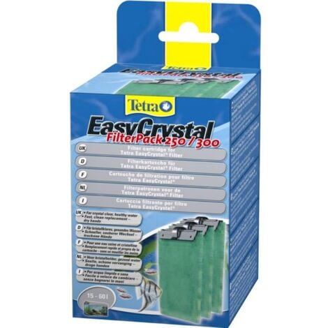 ZOLUX Tetra Filter Pack 250/300 - Ricambio Materiali Filtranti Senza Carbone Attivo