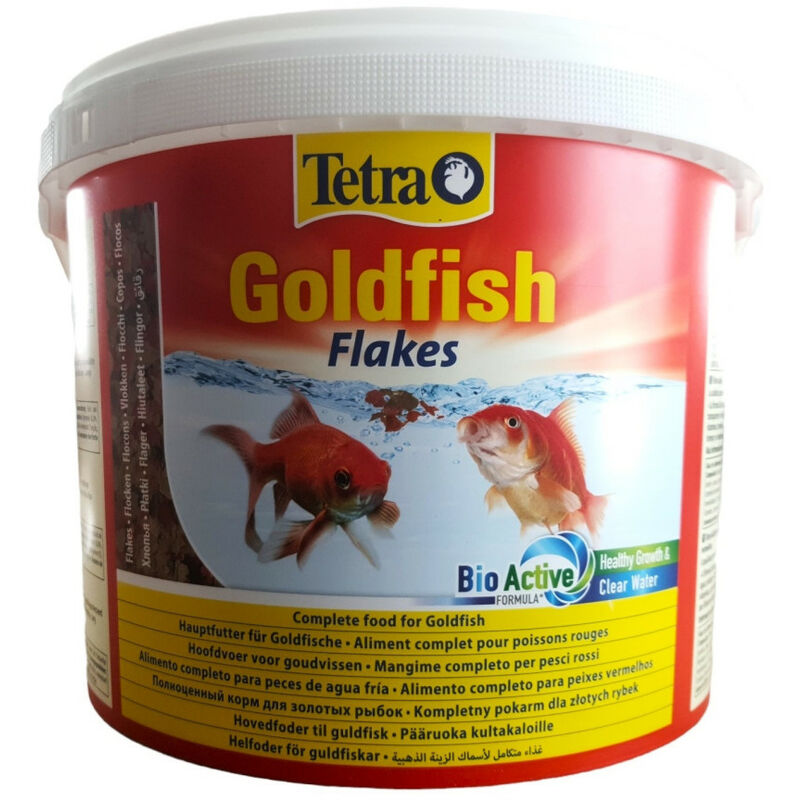 Goldfish Flocons 2.050 kg - 10 litres Aliment complet pour les poissons rouge Tetra