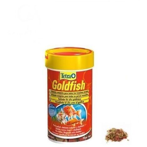 TETRA GOLDFISH alimento completo en copos para carpines dorados -