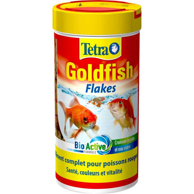 Goldfish Flocons 52 g - 250 ml Aliment complet pour les poissons rouge Tetra