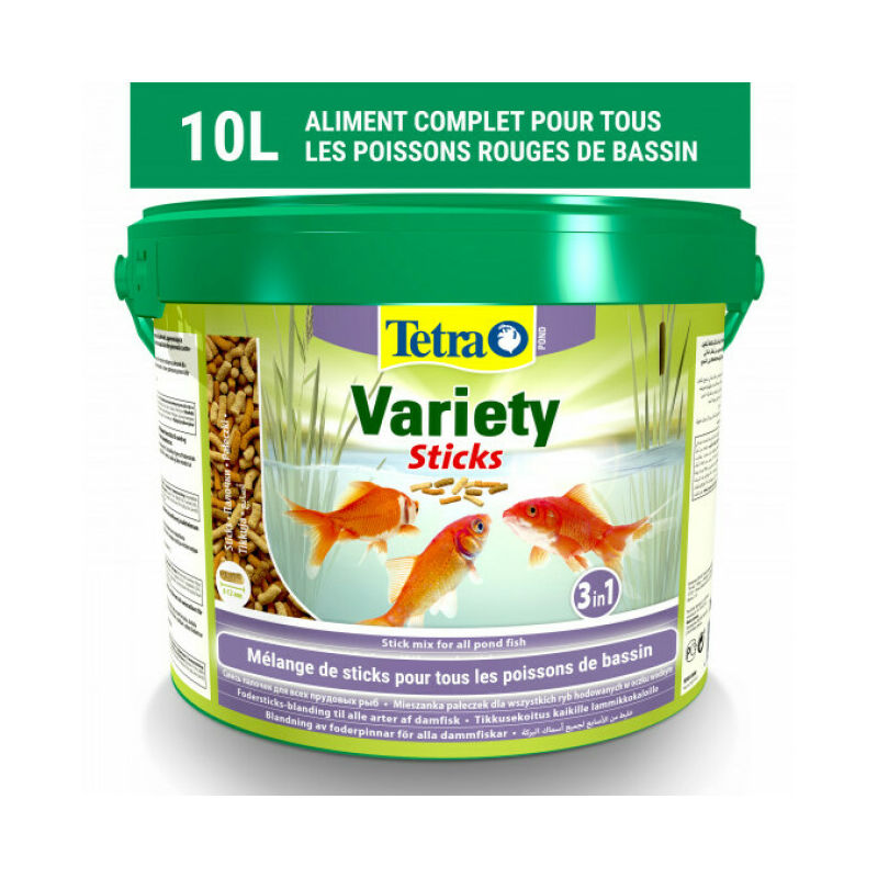Alimentation Pond Variety Sticks Contenance 10 litres - Tetra