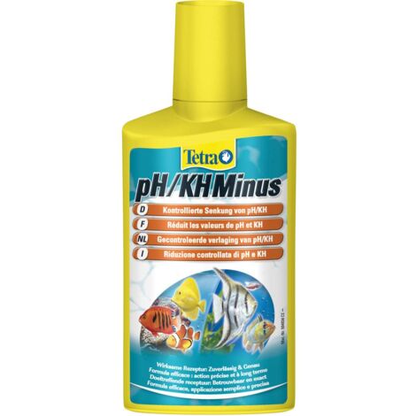 Tetra PH/KH Minus riduce e controlla il PH e NK contenuti nell'acqua degli acquari  250 ml