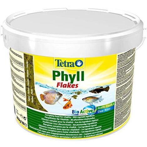 Tetra Phyll Cibo in Fiocchi 10 L per Pesci