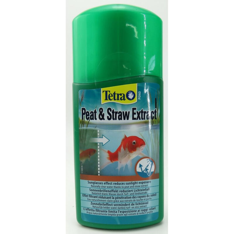 Peat et straw extract, effet filtrant réduit les rayons du soleil Tetra pond250ml Tetra Multicolor