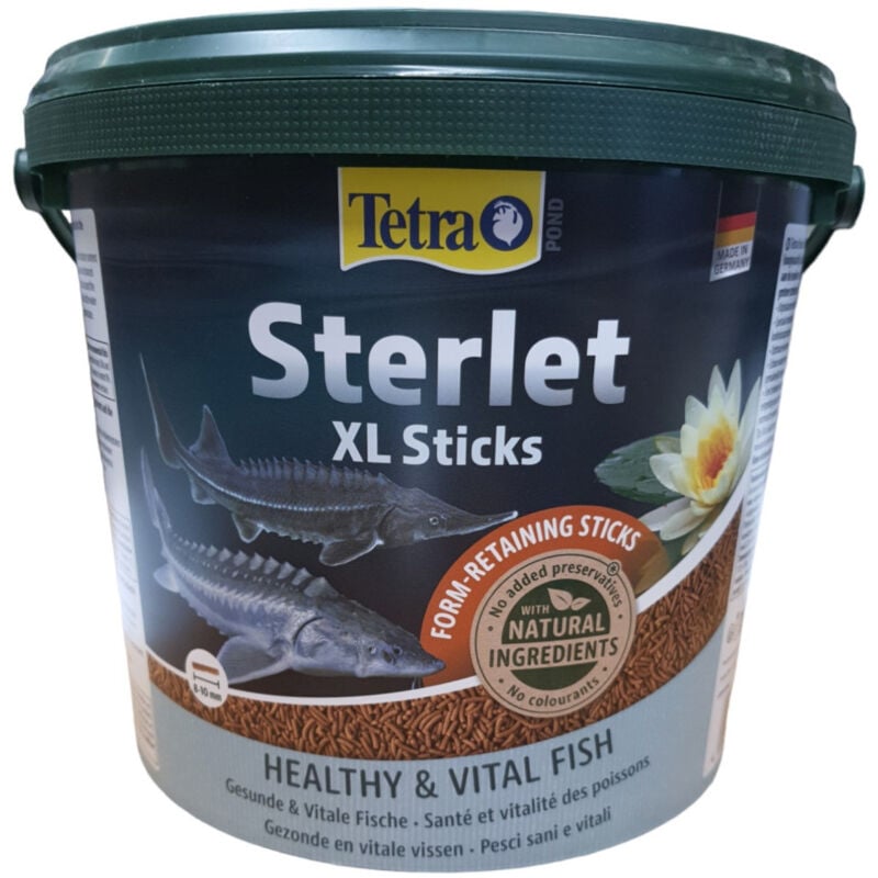 Sterlet Sticks Seau de 5 litres - 2.4 kg nourritures pour esturgeons Tetra