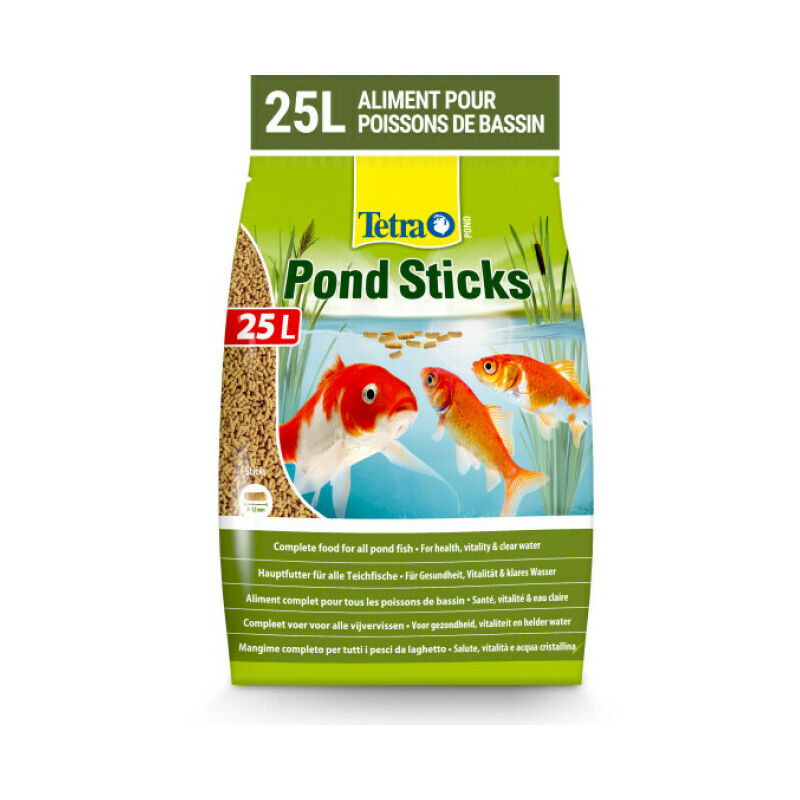 Alimentation Pond Sticks pour poissons de bassin Contenance 25 litres - Tetra