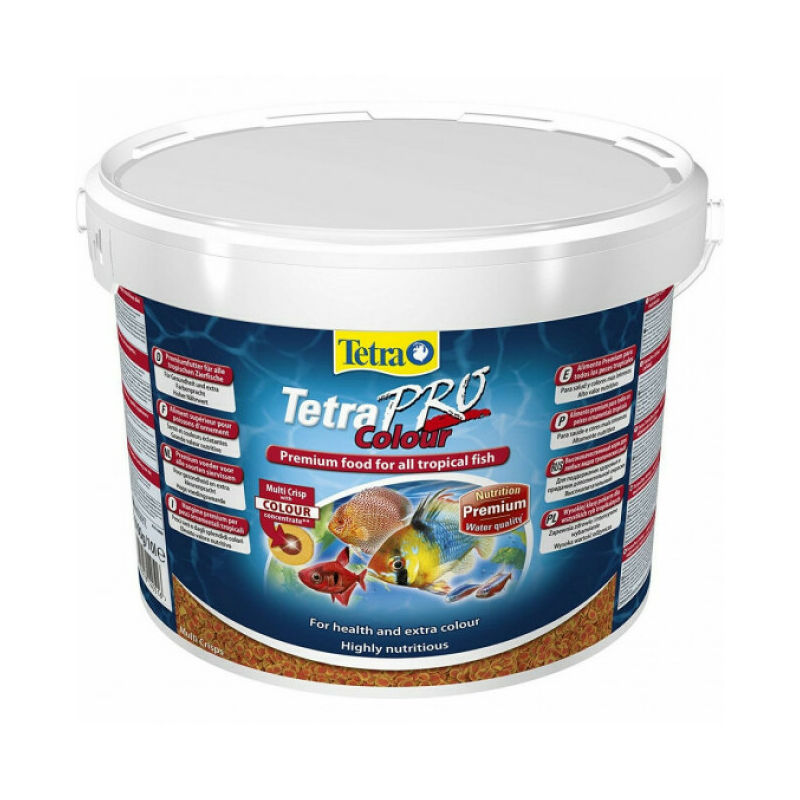 Alimentation Pro Colour pour poissons exotiques Contenance 10 litres - Tetra