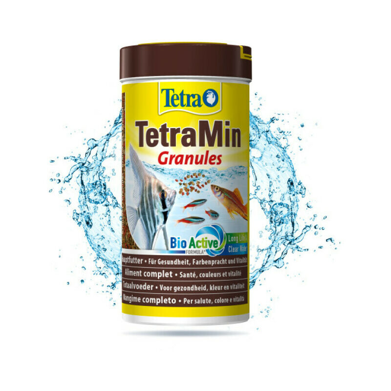 Tetra - Alimentation Min Granules pour poissons Contenance 250 ml