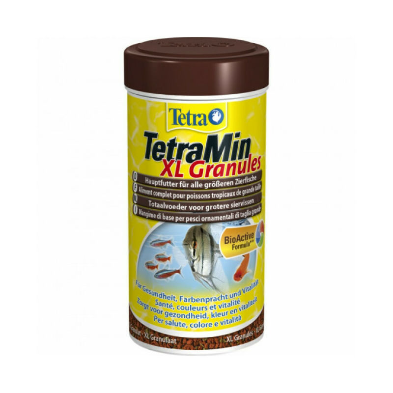 Aliment complet pour poissons tropicaux min granulés XL - 250ml - Tetra
