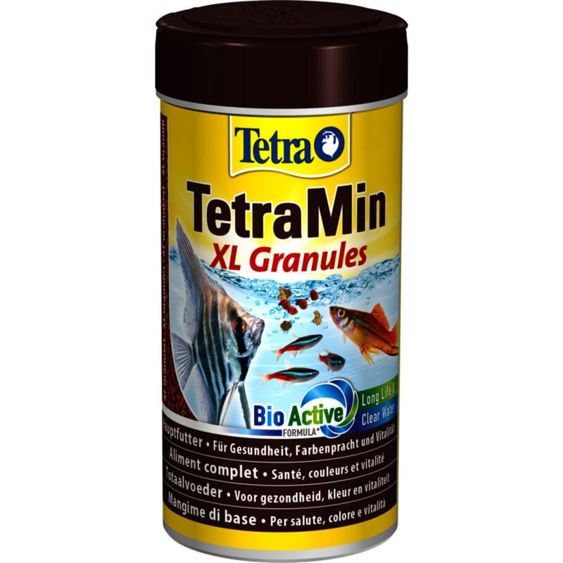 Min xl Granules alimentation pour poissons d'ornement 82g/250ml Tetra