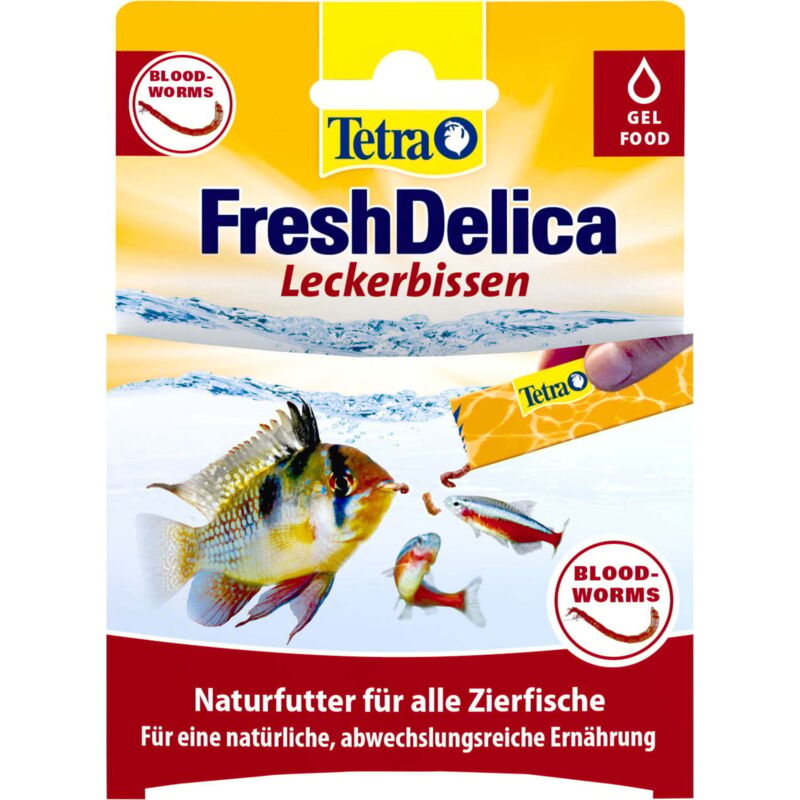 Zolux Tetra Fischfutter Freshdelica Mückenlarven 48 G