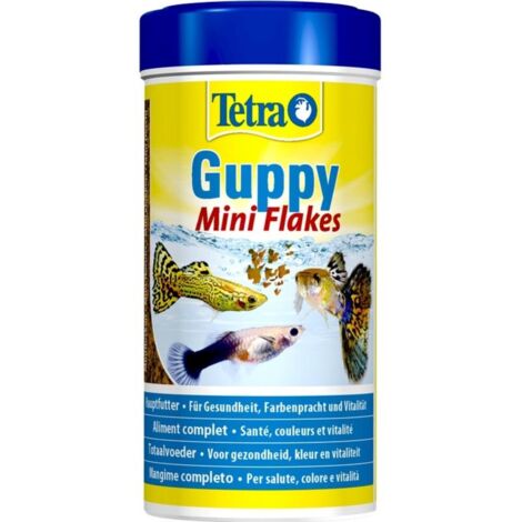 TetraGuppy mangime completo per salute colore e vitalità dei pesci Guppy 250 ml