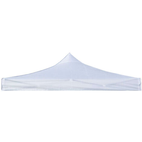 Tetto di Ricambio per Gazebo Richiudibile 2,9x2,9m Bianco