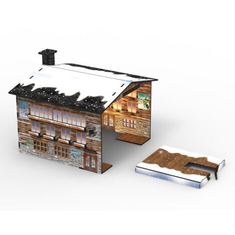 TETTOIA CABINA DELLA FUNIVIA SKY LIFT CON LUCI LED MYVILLAGE MYSK01