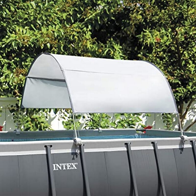 Tettoia per piscina rettangolare