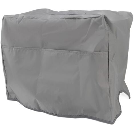 Tettoia per saldatrice Impermeabile 190T Taffettà di poliestere placcato argento Copertura antipolvere per saldatore a prova di UV per balcone da giardino 50x25x31 cm/19,7x9,8x12,2 pollici Grigio
