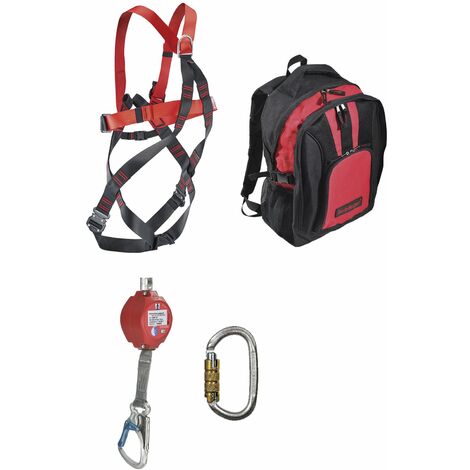 TEUFELBERGER Hubsteiger Set mit Ergo Click im Rucksack Nennlast 130 kg