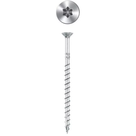 [TEX-ZT] Hochleistungs-Holzschraube - Verzinkt - Torx 4 x 20 - Packung mit 1000