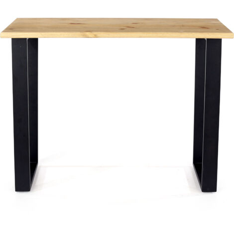 main image of "Texas Console Table with Black Metal Legs"