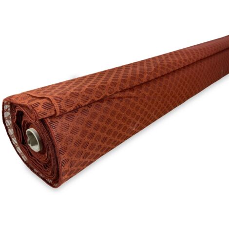 TEXTE moustiquaire A METRO A ROMBO couleur unie PLUME hauteur cm. 300 Rouille
