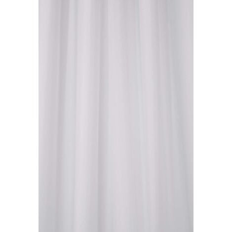 Croydex Hook N Hang Textile Shower Curtain White Af289022