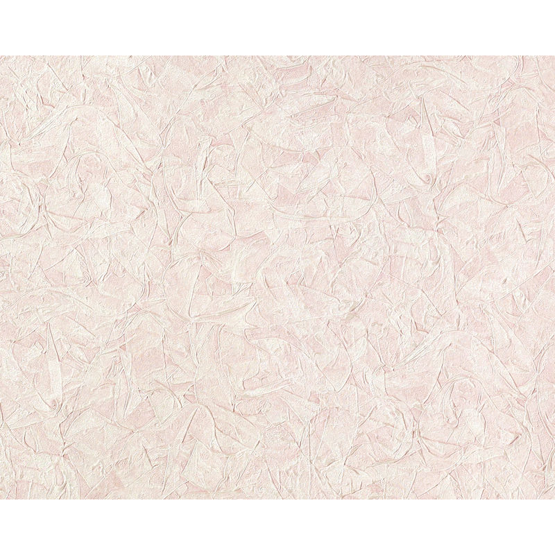 Textured wallpaper wall Edem 9086-24 hot embossed non-woven wallpaper embossed unicoloured shimmering white light pink 10.65 m2 (114 ft2) - white