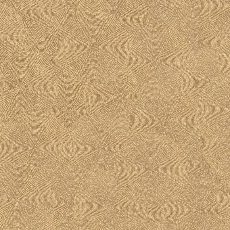 Textured Wallpaper Wall Profhome 790933 Non-woven Wallpaper Textured With Geometric Shapes And Metallic Highlights Gold Ochre Yellow Brown Beige
