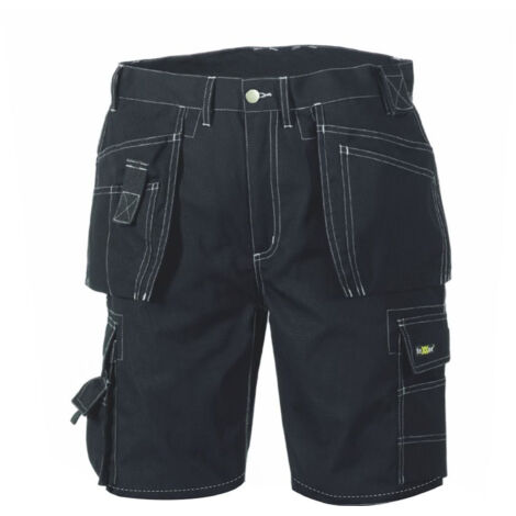 teXXor Canvas Arbeits-Shorts BERMUDA schwarz 56 4341