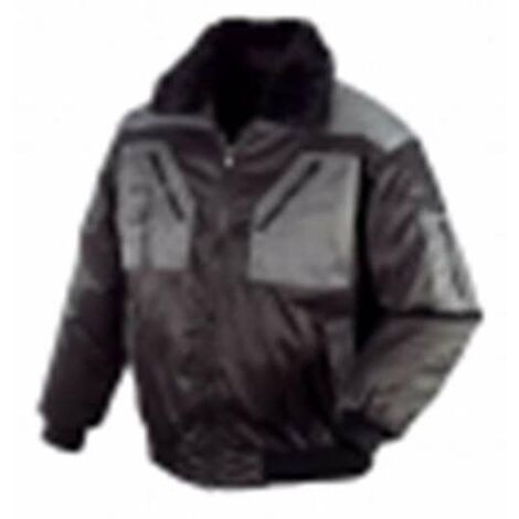 teXXor® Piloten-Jacke OSLO schwarz/anthr. 60% Poly. 40% Baum. 4170M Gr.M