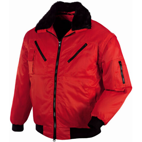 TEXXOR Pilotenjacke 4-in-1 Gr. 3XL rot