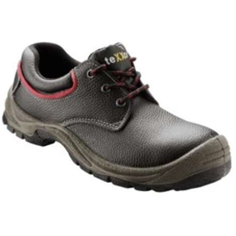 teXXor® S3-Sicherheitshalbschuhe NIZZA, Schwarz/Rot