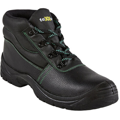teXXor® S3-Sicherheitsschnürstiefel PARIS schwarz/grün 632148 Gr.48